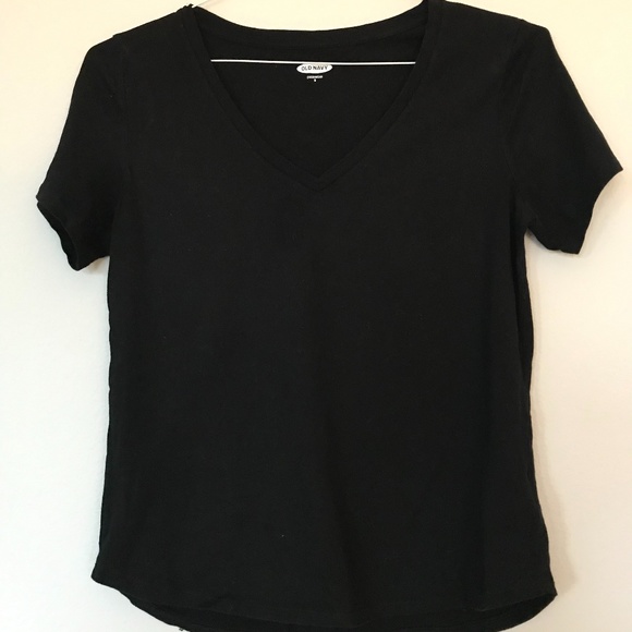 Old Navy Tops - Old Navy Black V-Neck T-Shirt